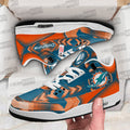 Miami Dolphins J3 Sneakers Custom Shoes-Gear Wanta