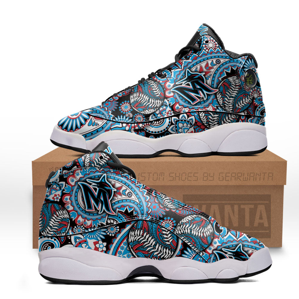 Miami Marlins J13 Sneakers Custom Shoes-Gear Wanta