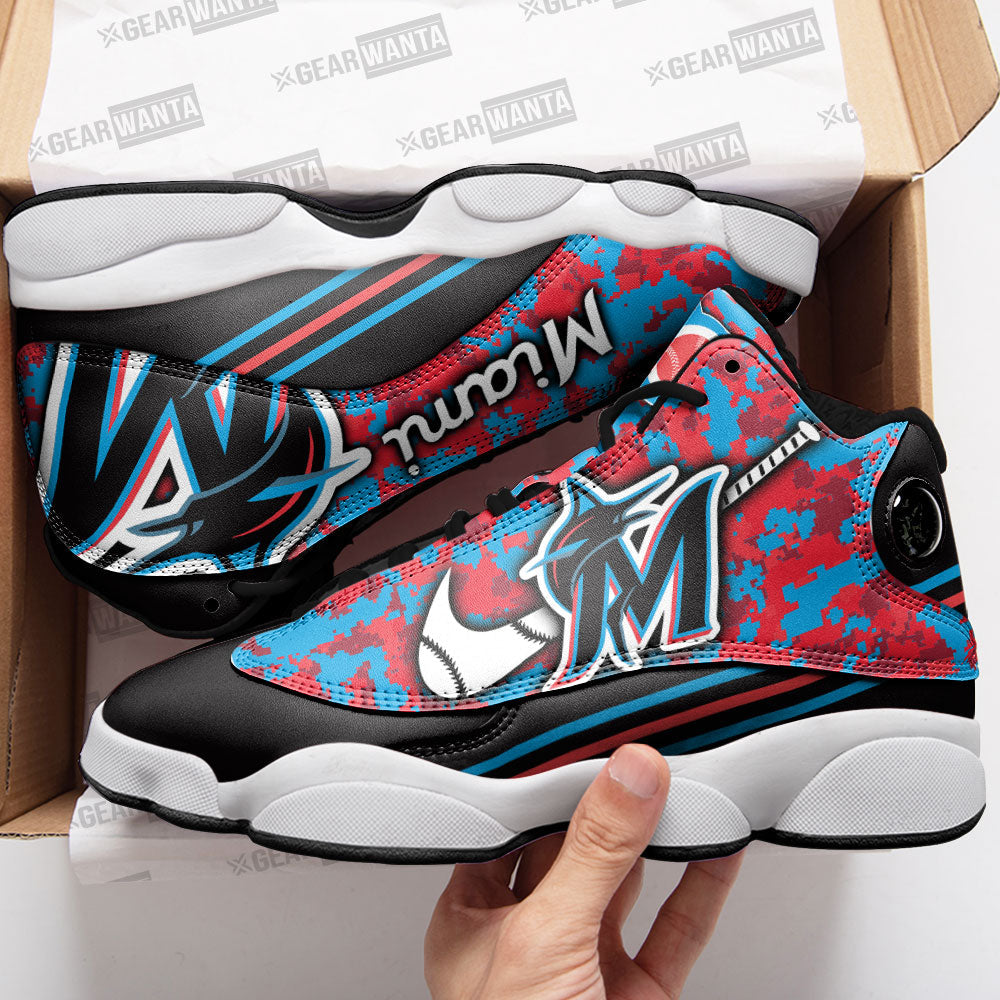 Miami Marlins J13 Sneakers Custom Shoes-Gear Wanta