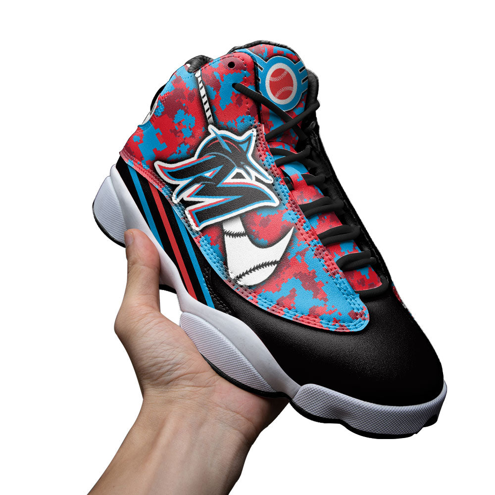 Miami Marlins J13 Sneakers Custom Shoes-Gear Wanta