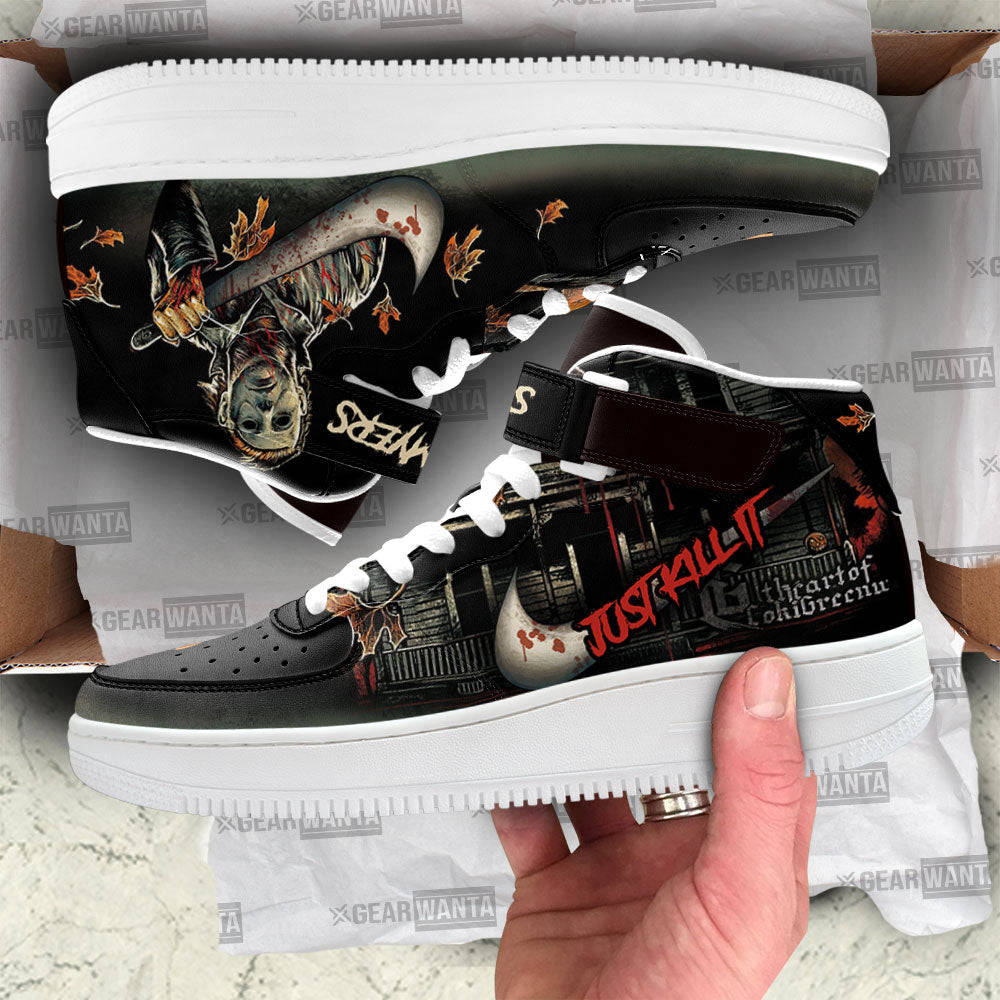 Michael Myers Air Mid Sneakers Custom Just Kill It-Gear Wanta