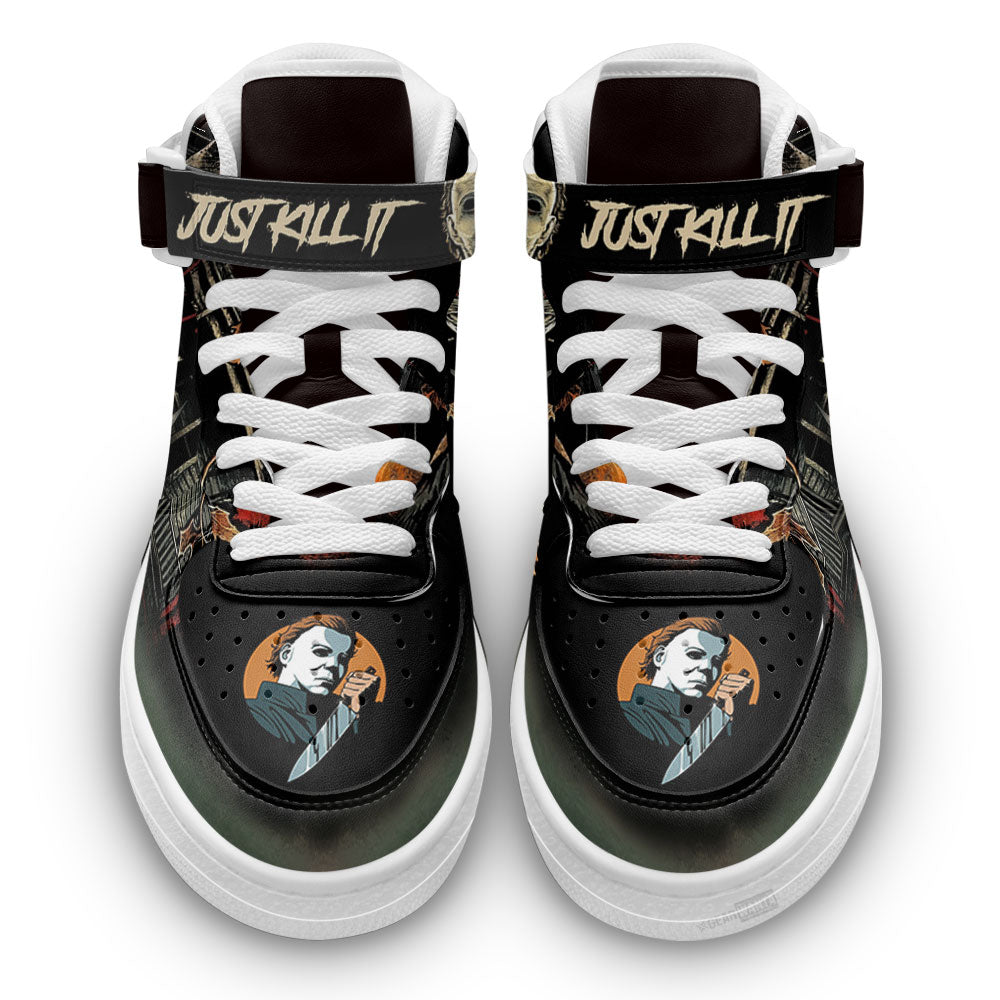 Michael Myers Air Mid Sneakers Custom Just Kill It-Gear Wanta