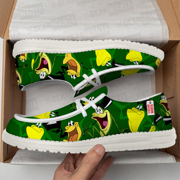 Michigan J.Frog Looney Tunes Canvas Loafer Shoes Vanlentine's Gifts Idea-gearwanta.com