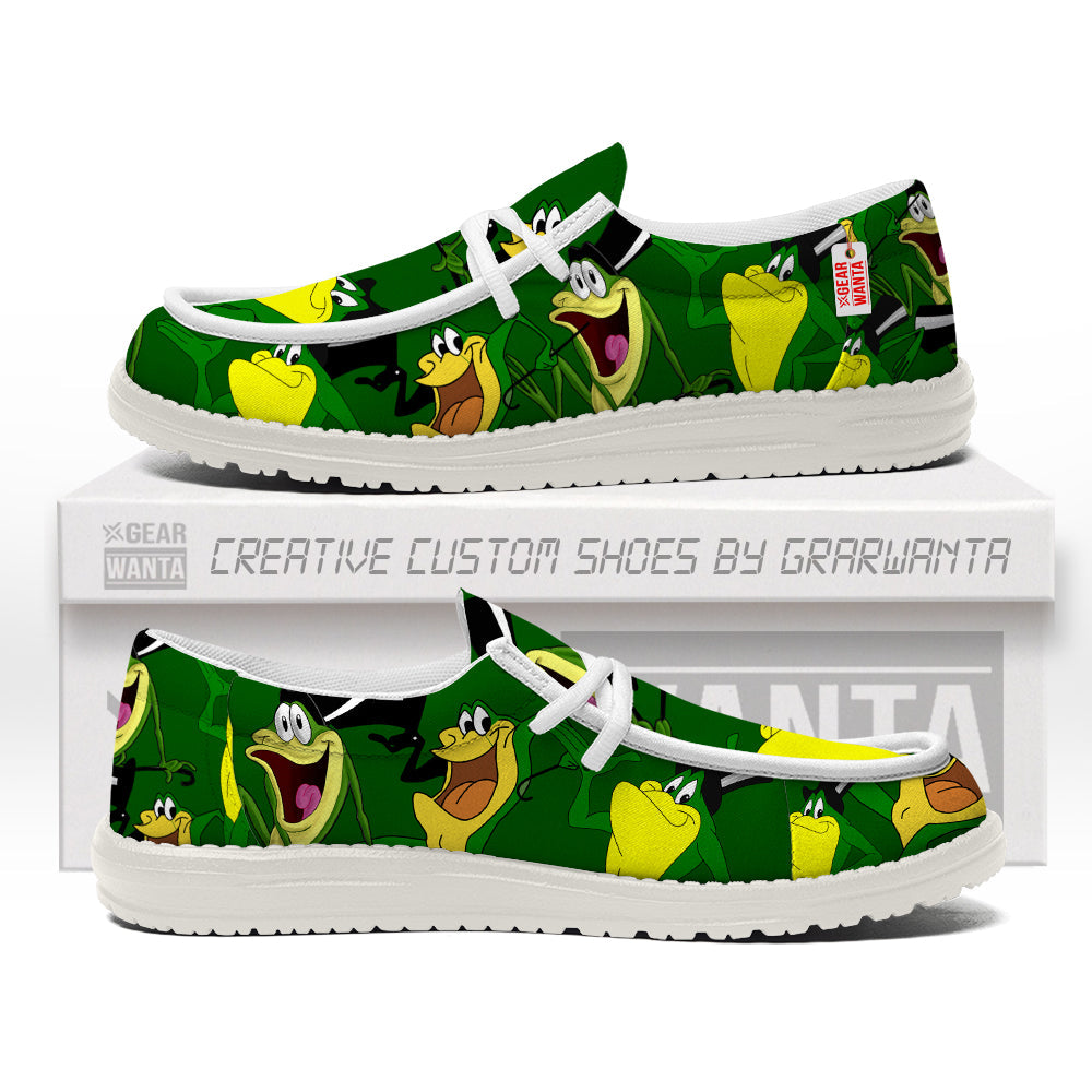 Michigan J.Frog Looney Tunes Canvas Loafer Shoes Vanlentine's Gifts Idea-gearwanta.com