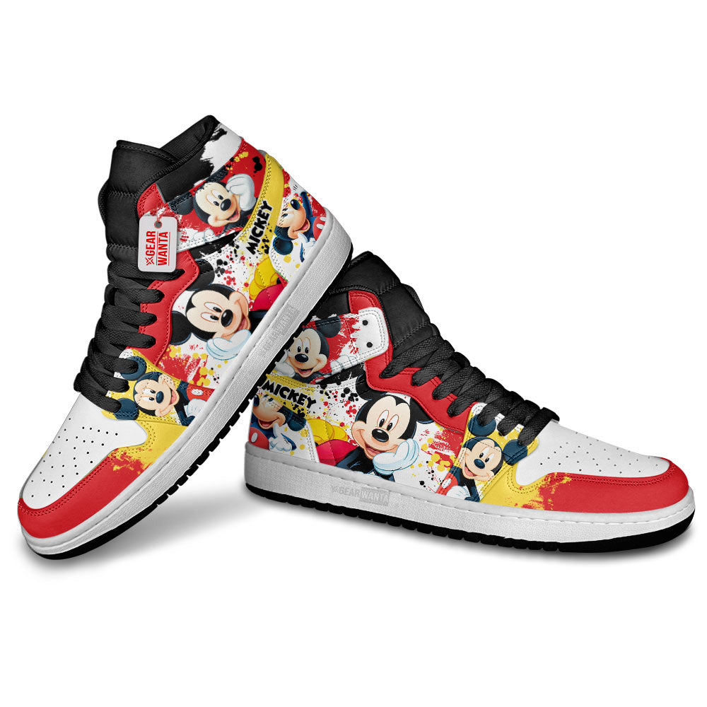 Mickey J1 Shoes Custom For Fans- gearwanta.com