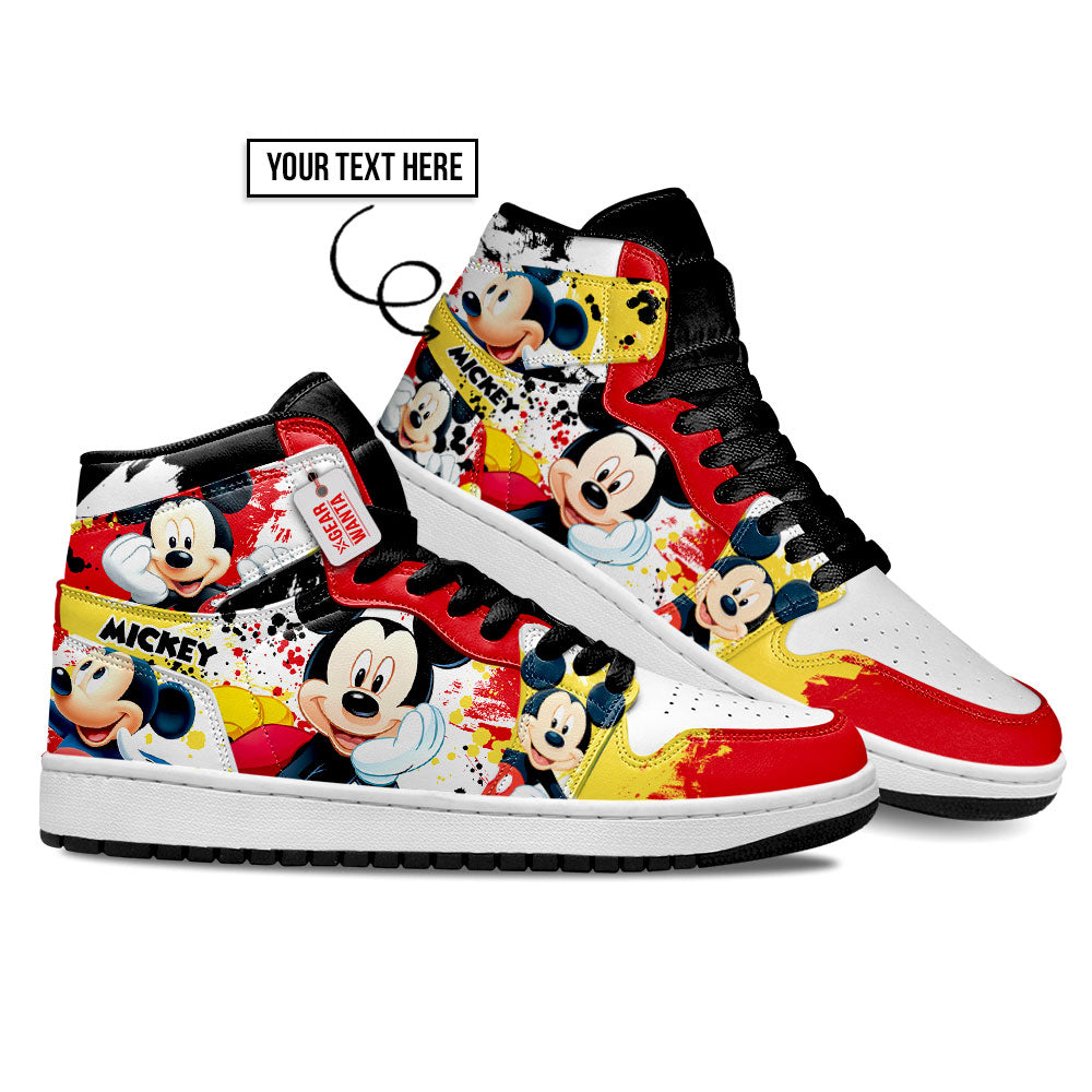 Mickey J1 Shoes Custom For Fans- gearwanta.com
