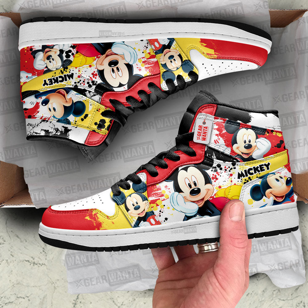 Mickey J1 Shoes Custom For Fans- gearwanta.com