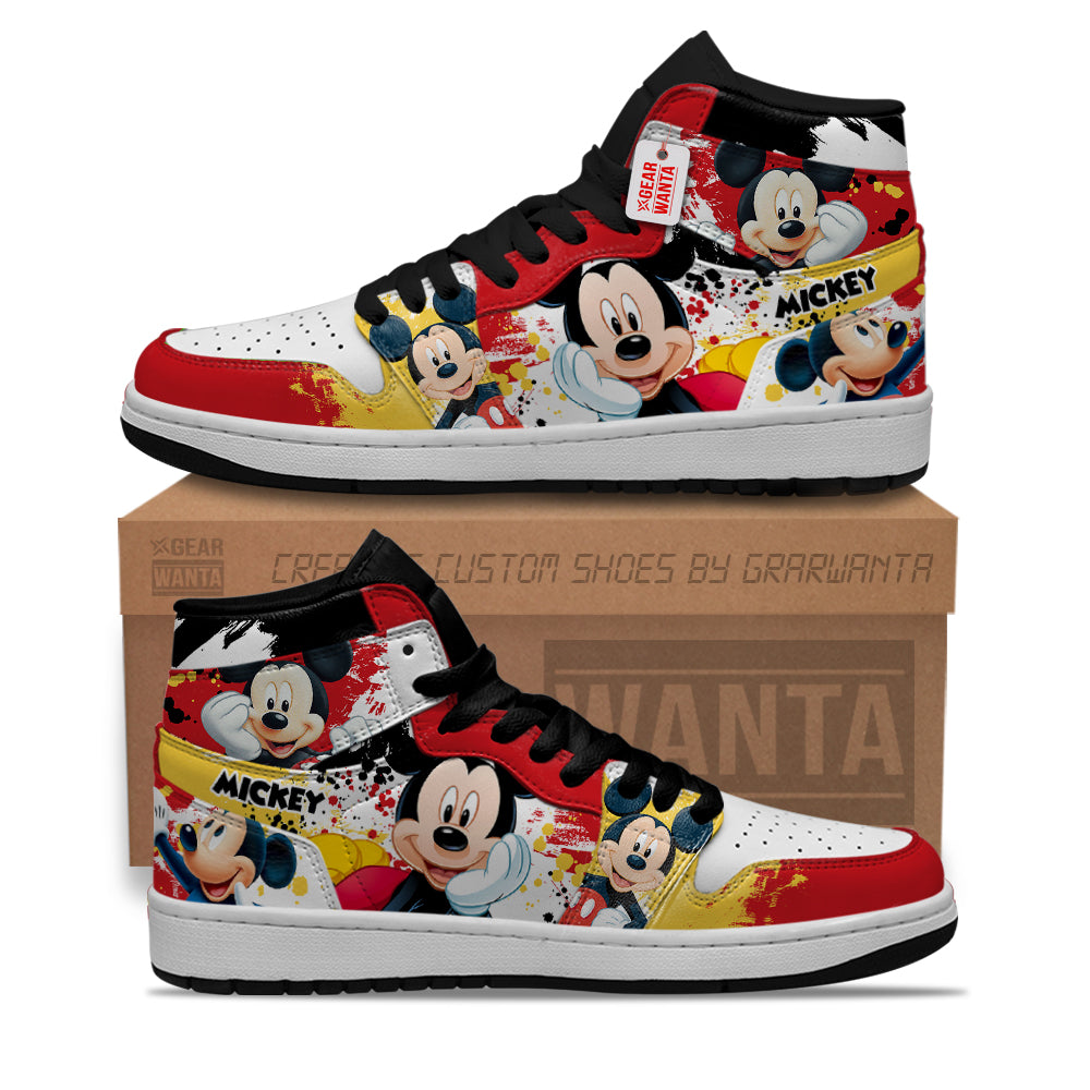 Mickey J1 Shoes Custom For Fans- gearwanta.com