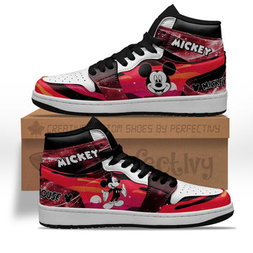 Mickey Silhouette J1 Shoes Custom For Fans Sneakers PT10-Gear Wanta