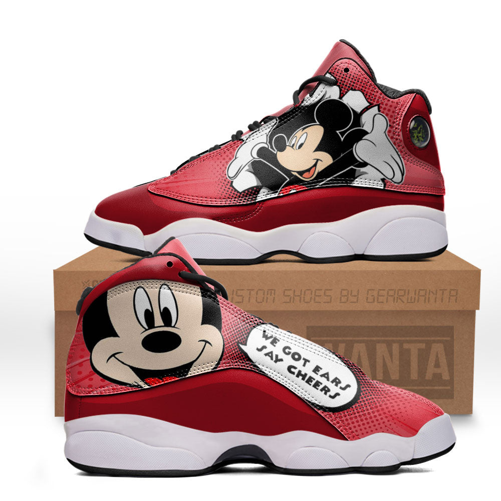 Mickey J13 Sneakers Custom Comic Style Shoes-Gear Wanta