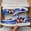 Mickey and Minnie Canvas Loafer Shoes Vanlentine's Gifts Idea-gearwanta.com