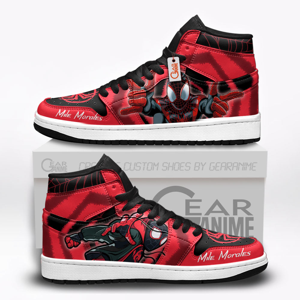 Miles Morales J1-Sneakers Custom Shoes Gearwanta.com