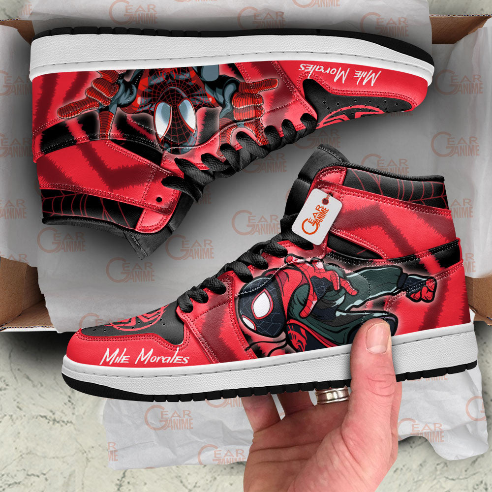 Miles Morales J1-Sneakers Custom Shoes Gearwanta.com