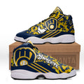 Milwaukee Brewers J13 Sneakers Custom Shoes-Gear Wanta