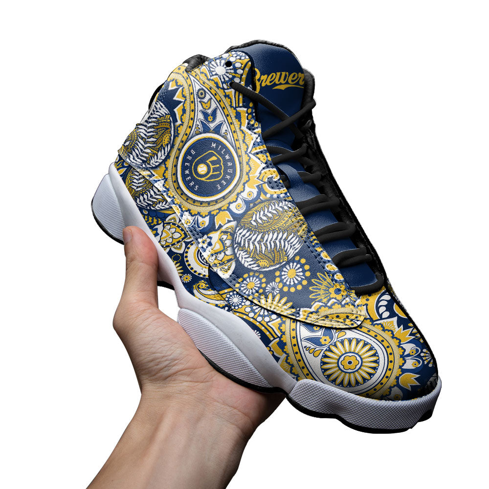 Milwaukee Brewers J13 Sneakers Custom Shoes-Gear Wanta