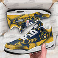 Milwaukee Brewers J3 Sneakers Custom Shoes-Gear Wanta