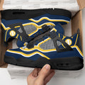 Milwaukee Brewers Aj4 Sneakers Custom Shoes-Gear Wanta