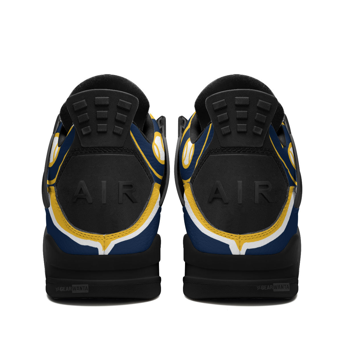 Milwaukee Brewers Aj4 Sneakers Custom Shoes-Gear Wanta