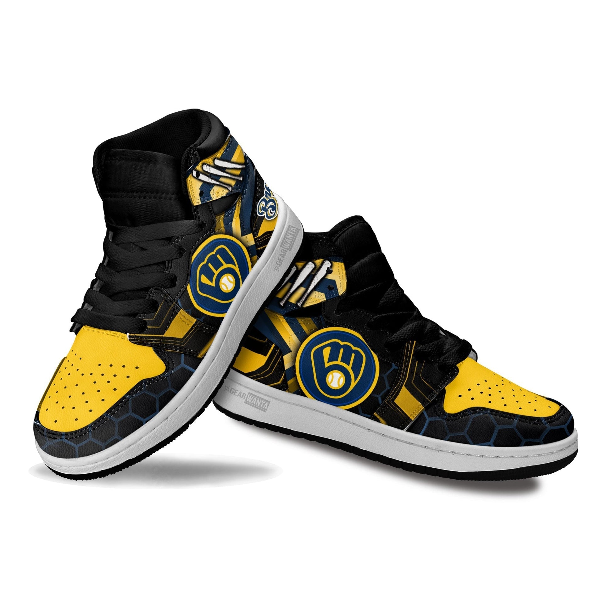 Milwaukee Brewers Kid Sneakers Custom-Gear Wanta