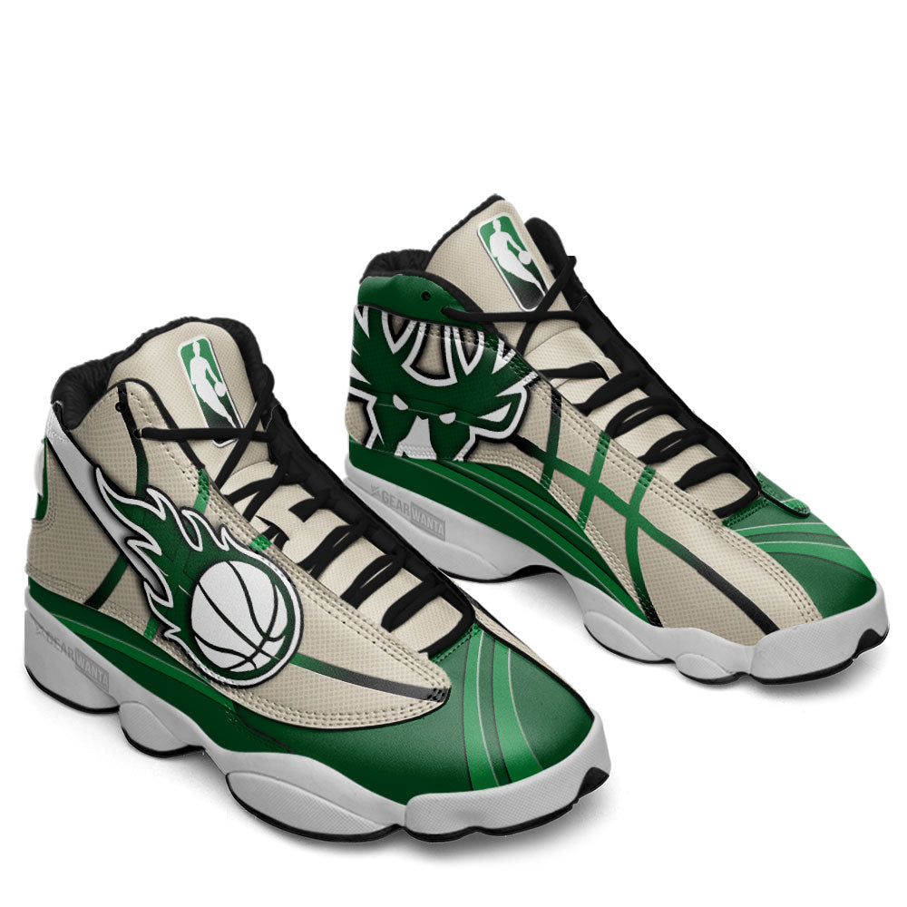 Milwaukee Bucks J13 Sneakers Custom Shoes-Gear Wanta