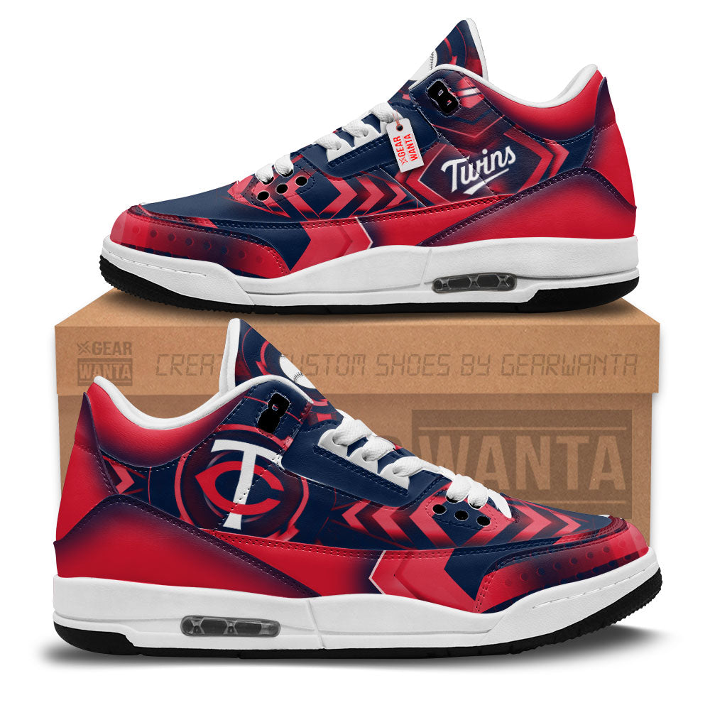 Minnesota Twins J3 Sneakers Custom Shoes-Gear Wanta