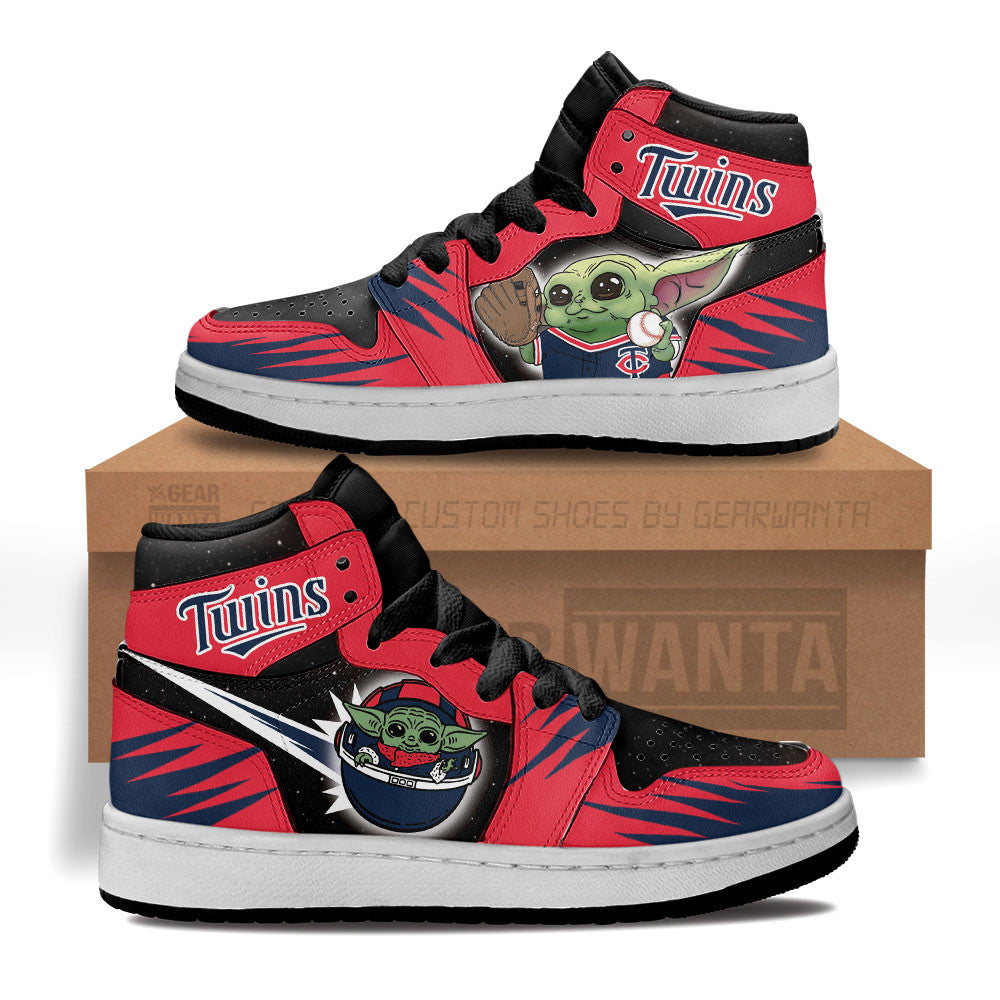 Minnesota Twins Kid Sneakers Custom For Kids-Gear Wanta