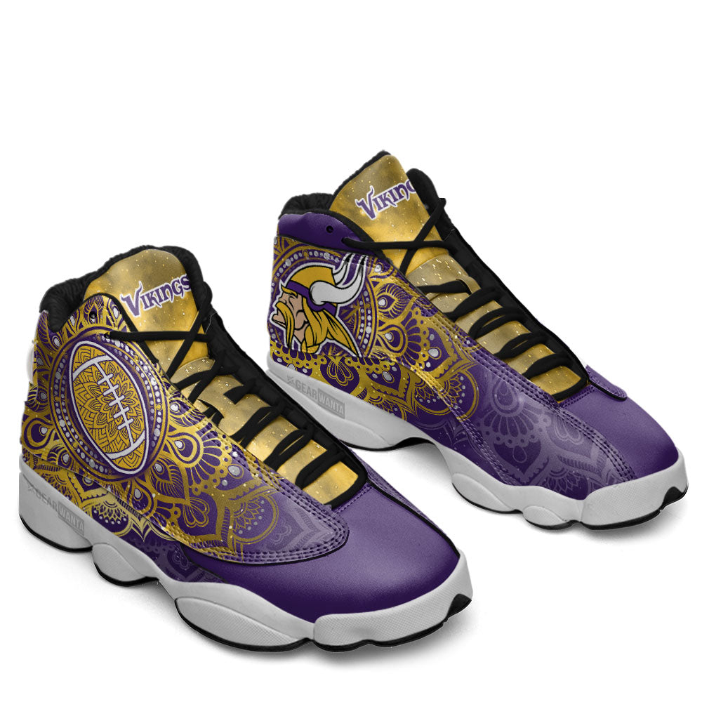 Minnesota Vikings J13 Sneakers Custom Shoes-Gear Wanta