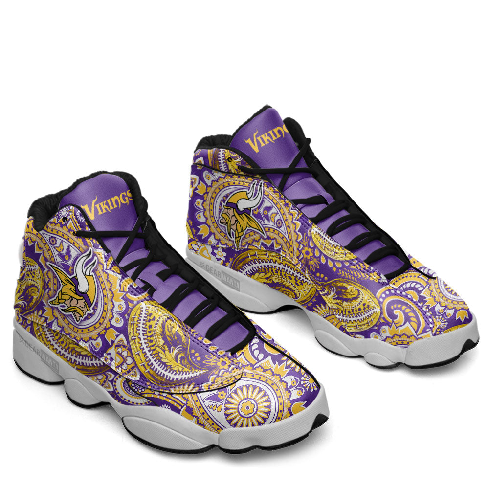 Minnesota Vikings J13 Sneakers Custom Shoes-Gear Wanta