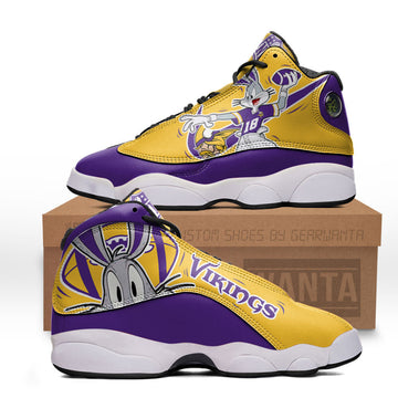 Minnesota Vikings J13 SneakersCustom Shoes-Gear Wanta