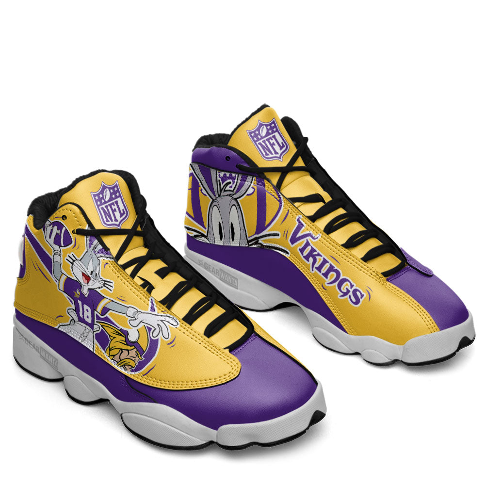 Minnesota Vikings J13 SneakersCustom Shoes-Gear Wanta