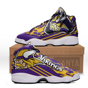 Minnesota Vikings J13 Sneakers Custom Shoes-Gear Wanta