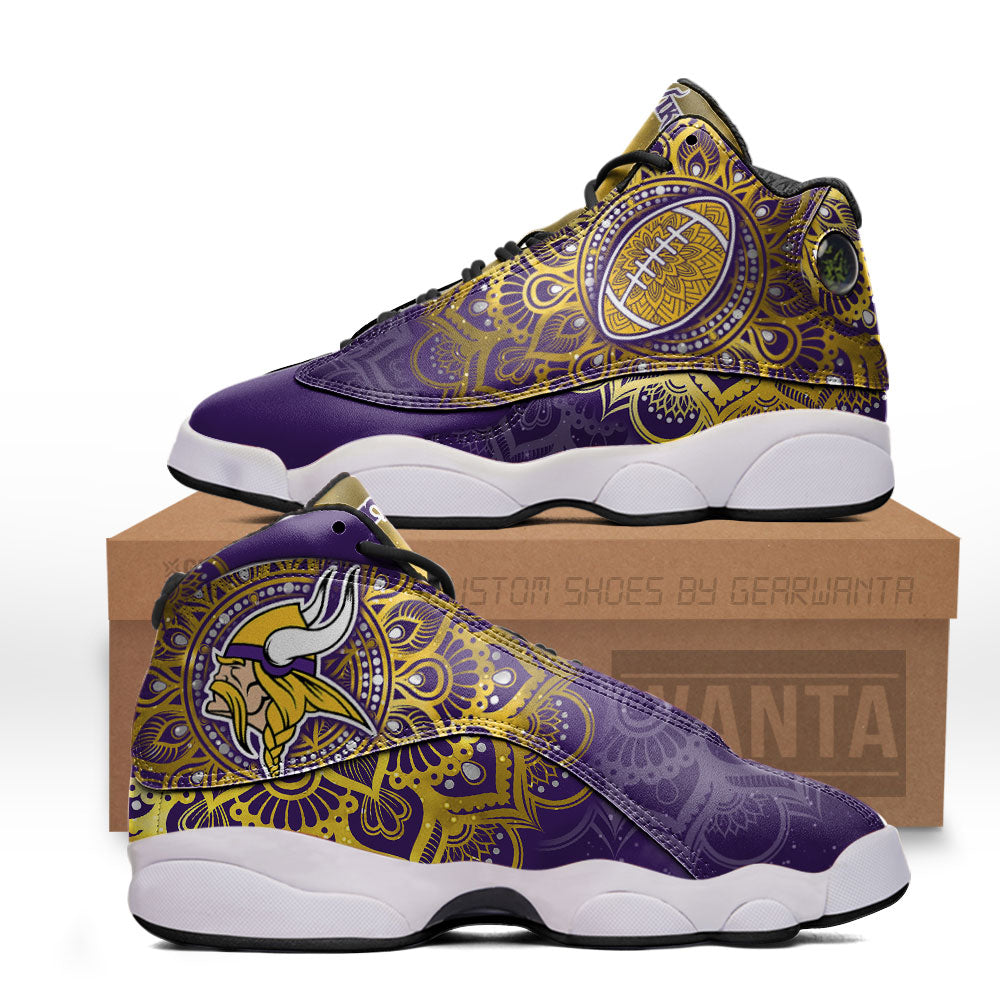 Minnesota Vikings J13 Sneakers Custom Shoes-Gear Wanta