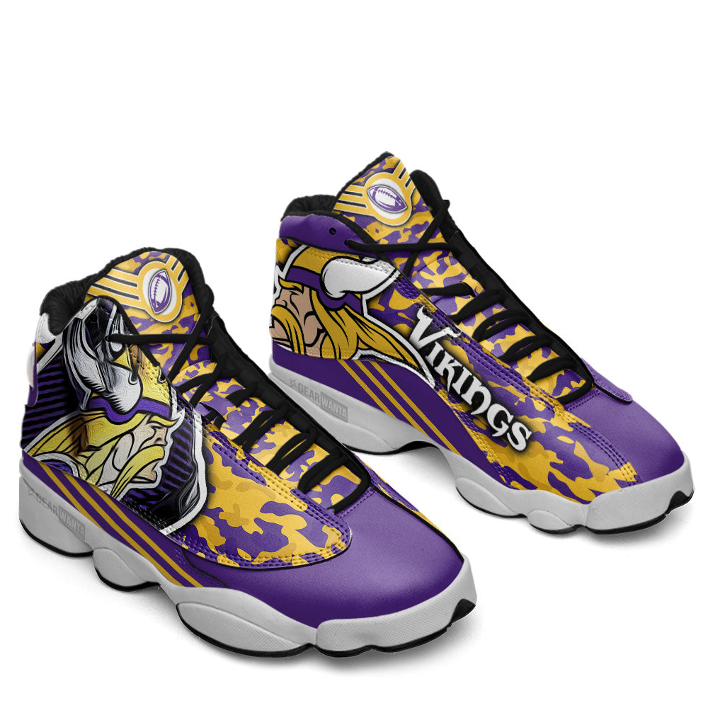 Minnesota Vikings J13 Sneakers Custom Shoes-Gear Wanta