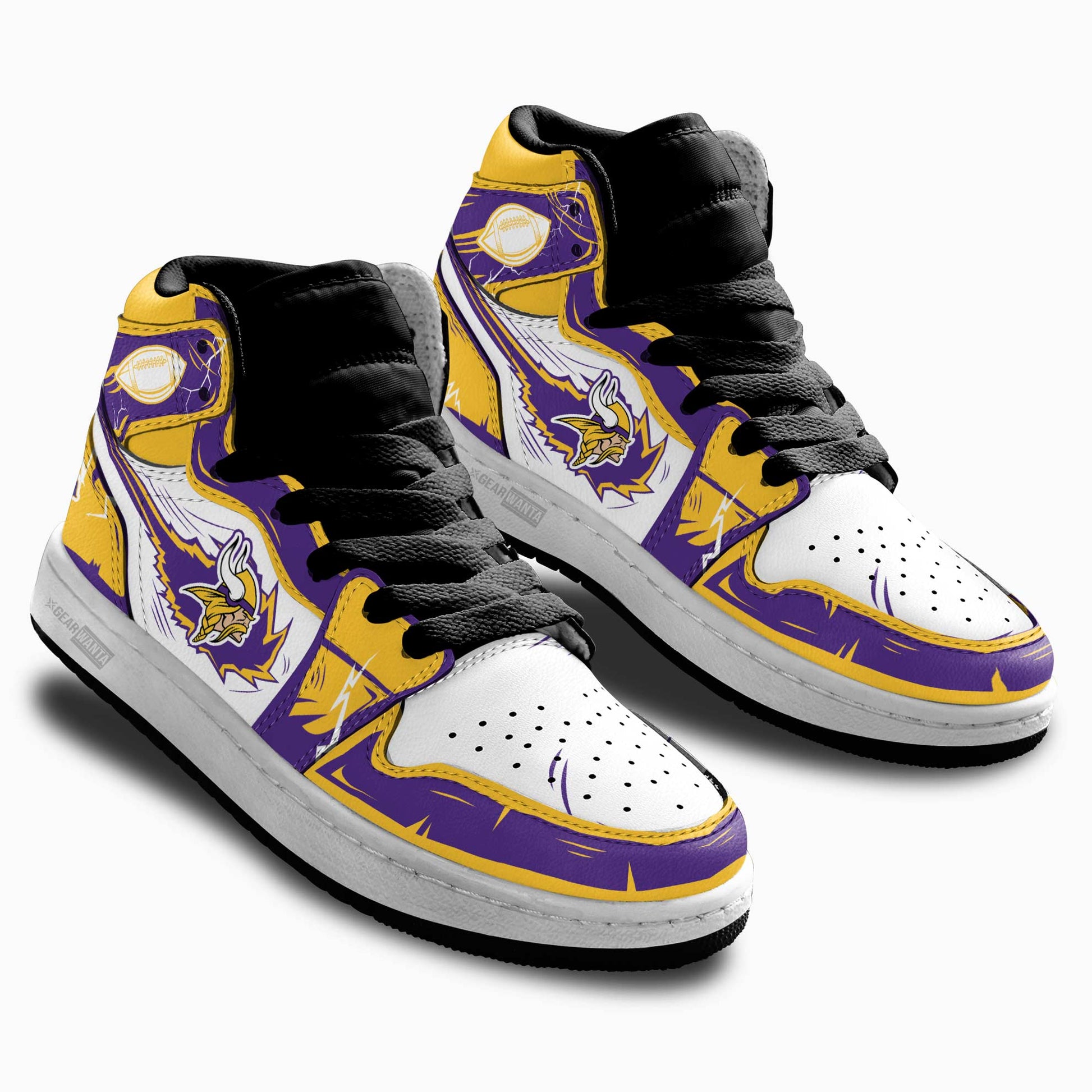 Minnesota Vikings Kid Sneakers Custom-Gear Wanta