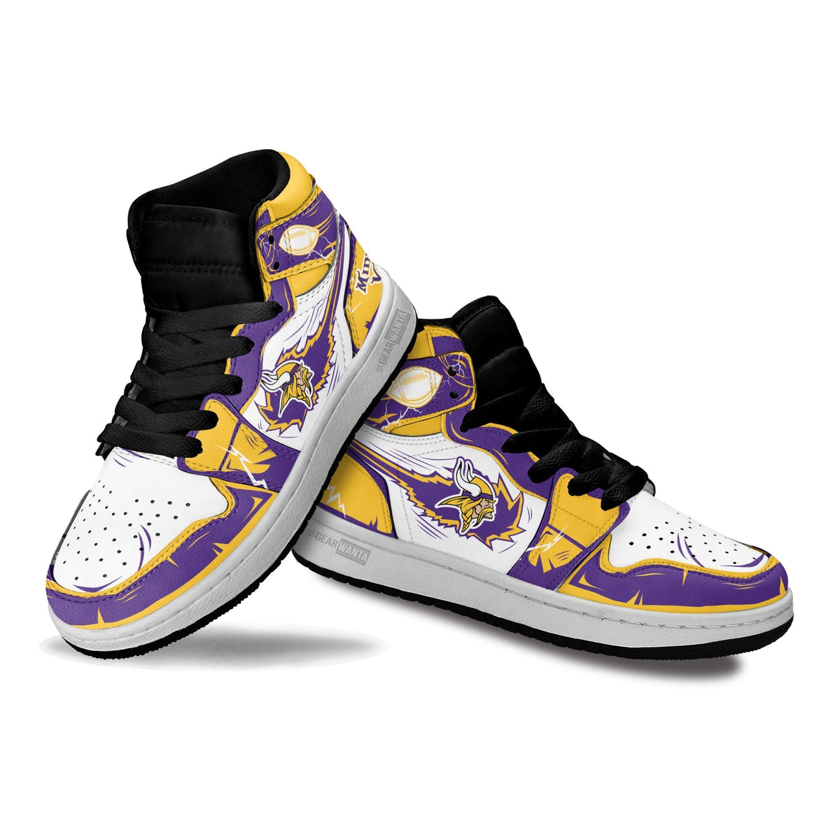 Minnesota Vikings Kid Sneakers Custom-Gear Wanta