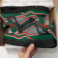 Minnesota Wild Aj4 Sneakers Custom Shoes-Gear Wanta