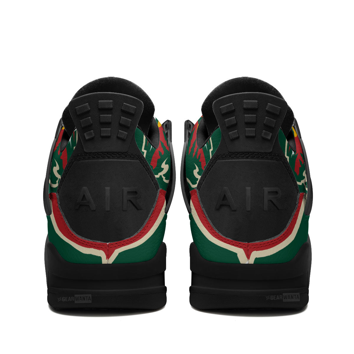 Minnesota Wild Aj4 Sneakers Custom Shoes-Gear Wanta