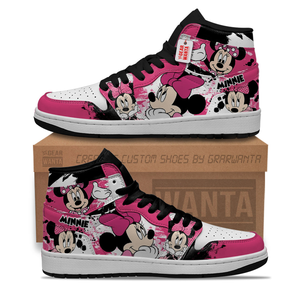 Minnie J1 Shoes Custom For Fans- gearwanta.com