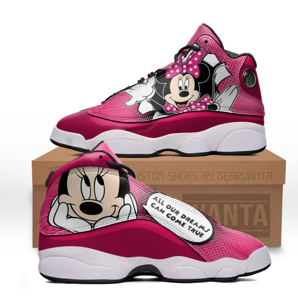 Minnie J13 Sneakers Custom Comic Style Shoes-Gear Wanta