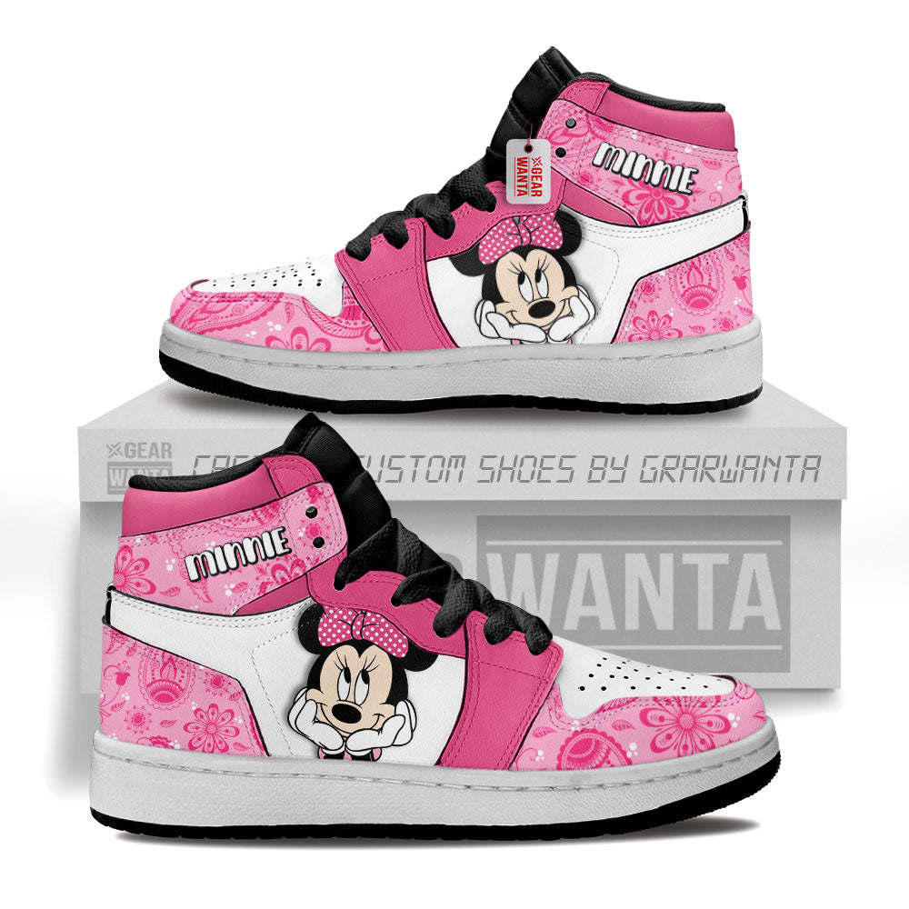 Minnie Kid J1s Sneakers Cartoon Collection - Gearwanta.com