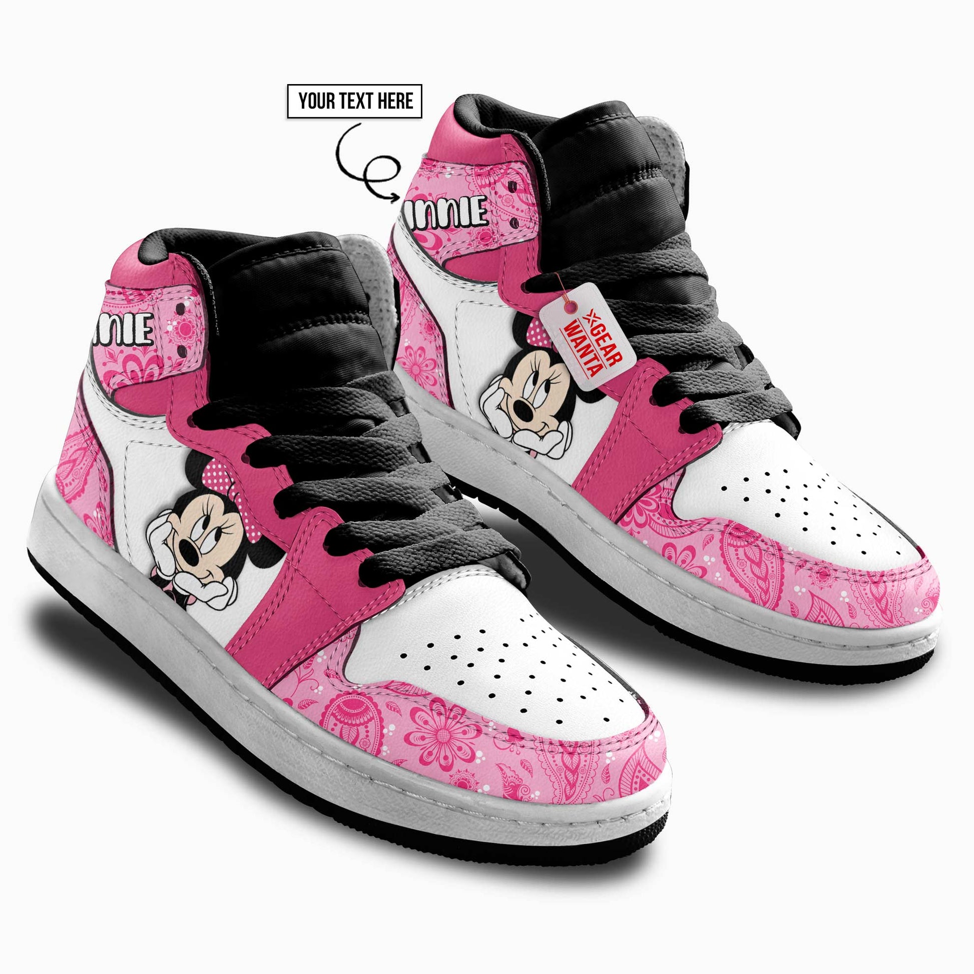Minnie Kid J1s Sneakers Cartoon Collection - Gearwanta.com