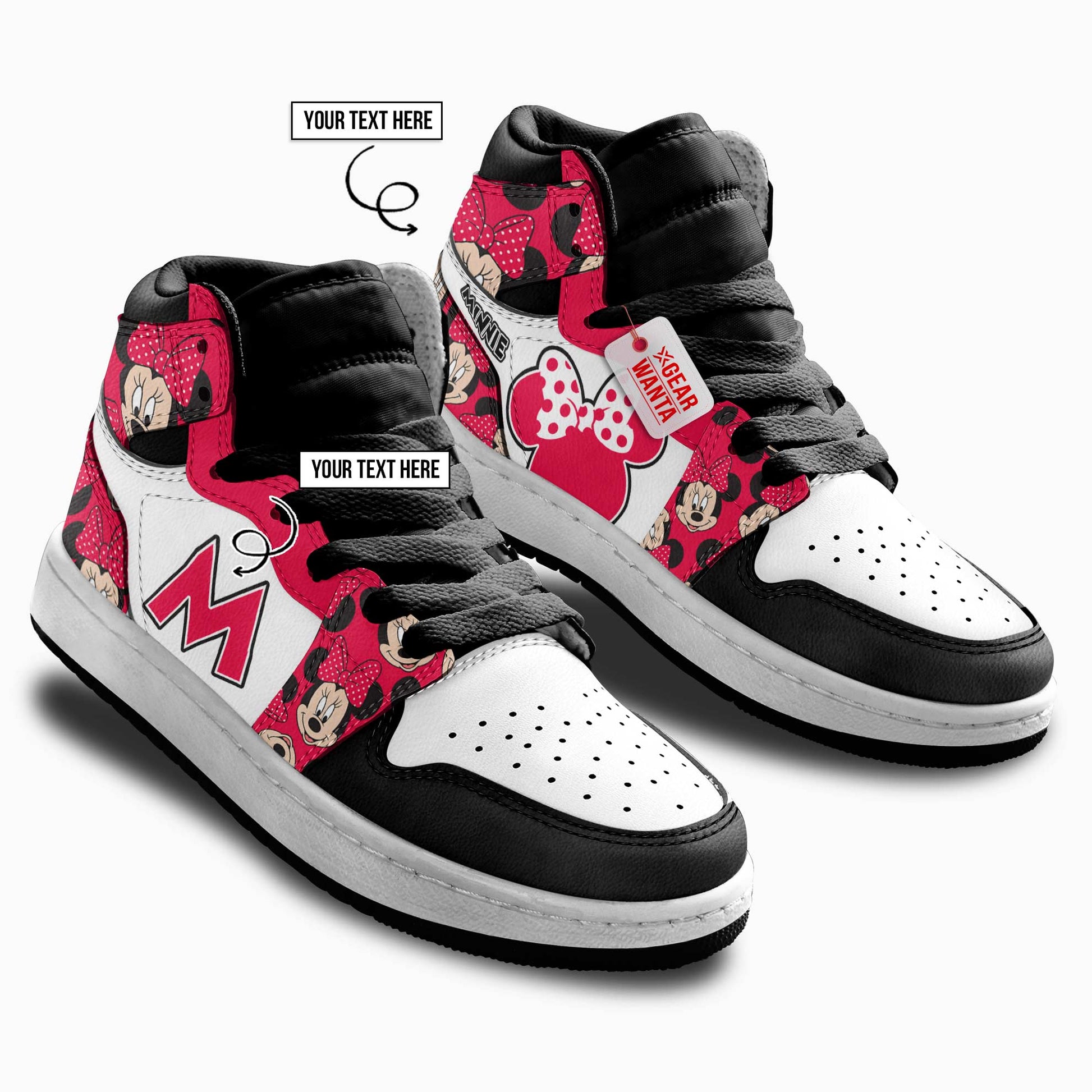 Minnie Kid J1s Sneakers Cartoon Collection - Gearwanta.com