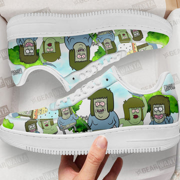 Mitch Muscle Air Sneakers Custom Regular Show Shoes-Gear Wanta