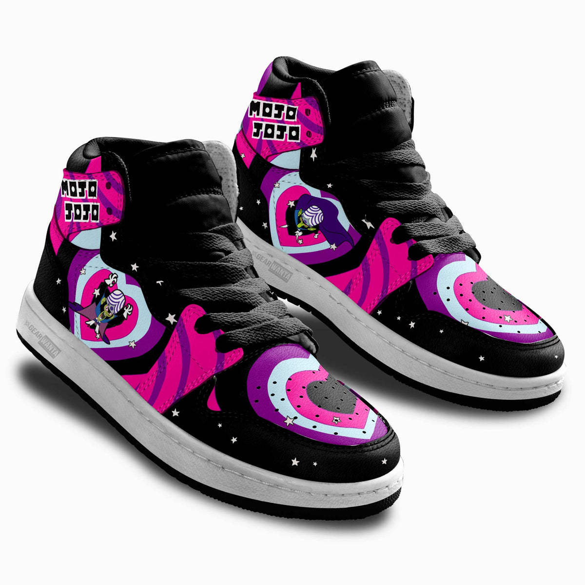 Mojo Jojo The Powerpuff Girls Kid Sneakers Custom For Kids-Gear Wanta