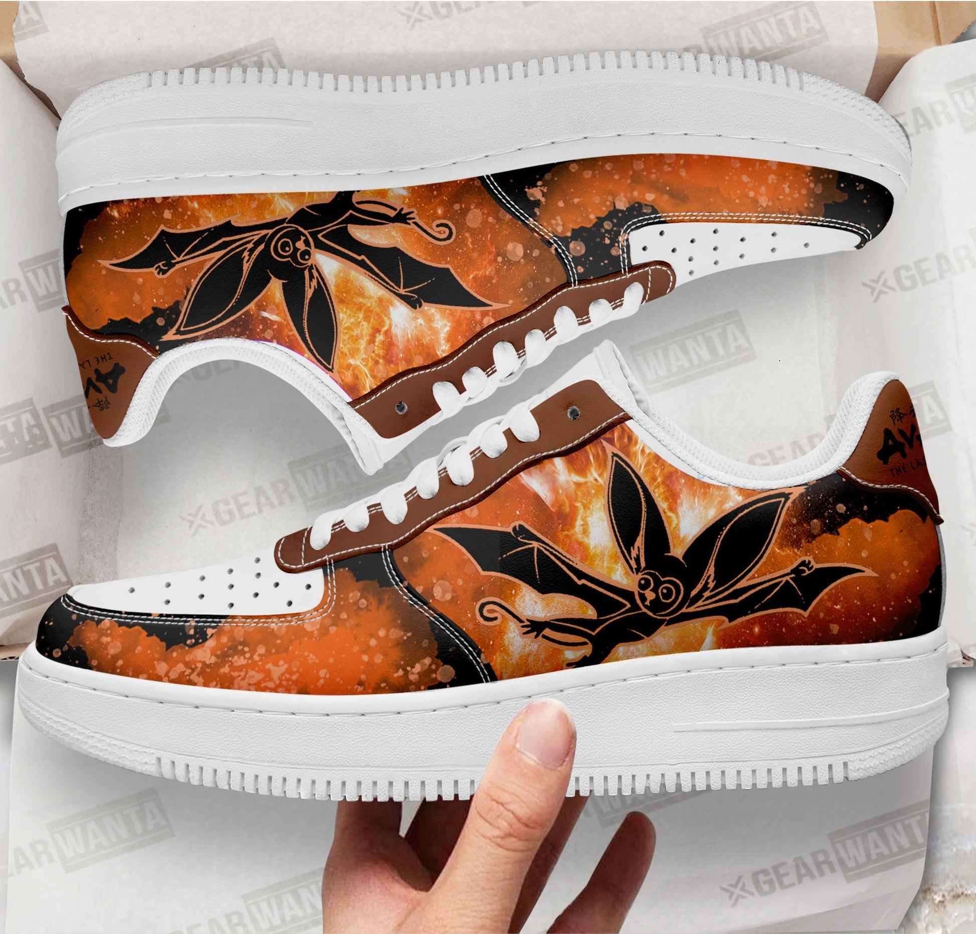 Momo Avatar The Last Airbender Air Sneakers Custom Shoes-Gear Wanta