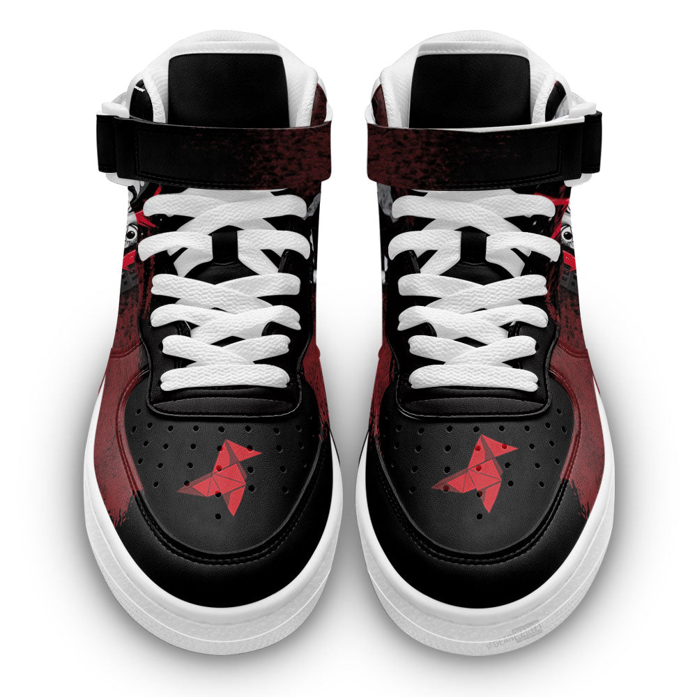 Money Heist Air Mid Shoes Custom Sneakers Fans-Gear Wanta