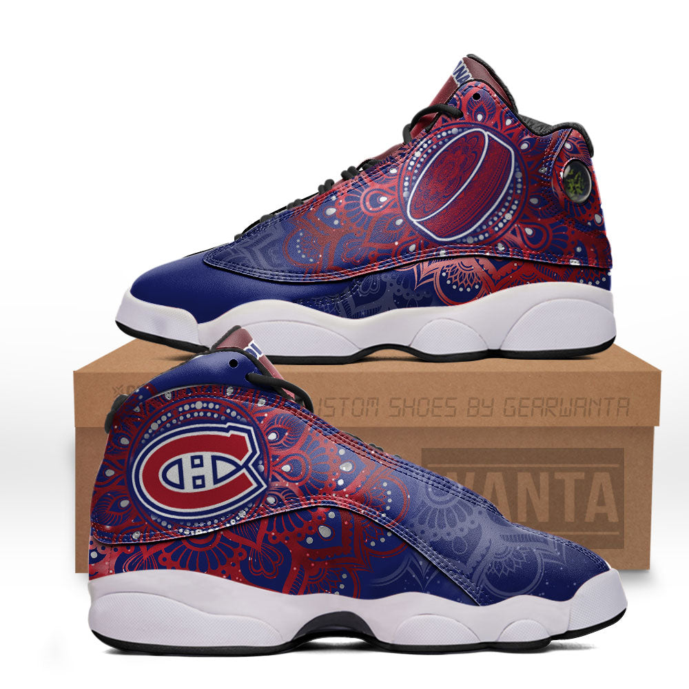 Montreal Canadiens J13 Sneakers Custom Shoes-Gear Wanta