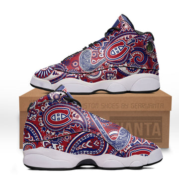 Montreal Canadiens J13 Sneakers Custom Shoes-Gear Wanta