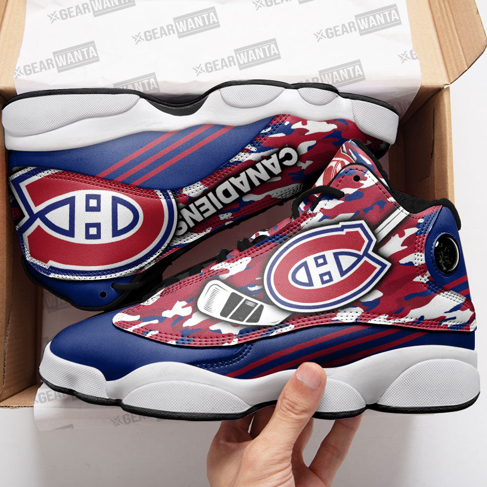 Montreal Canadiens J13 Sneakers Custom Shoes-Gear Wanta