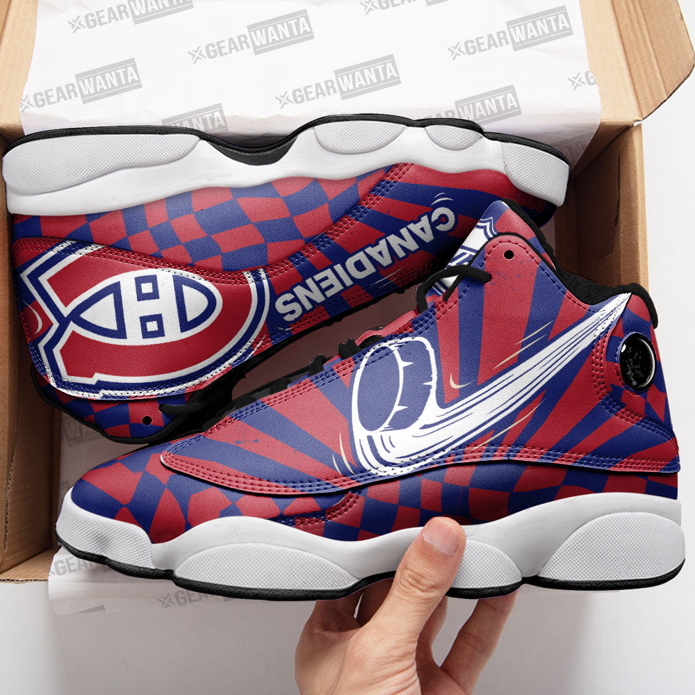 Montreal Canadiens J13 Sneakers Sport Custom Shoes-Gear Wanta